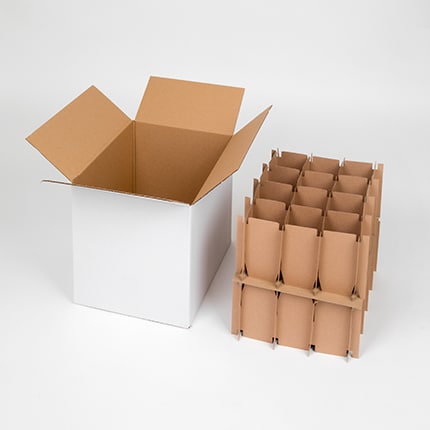 Croisillon range verres pour carton déménagement - MOTTEZ - Mr.Bricolage