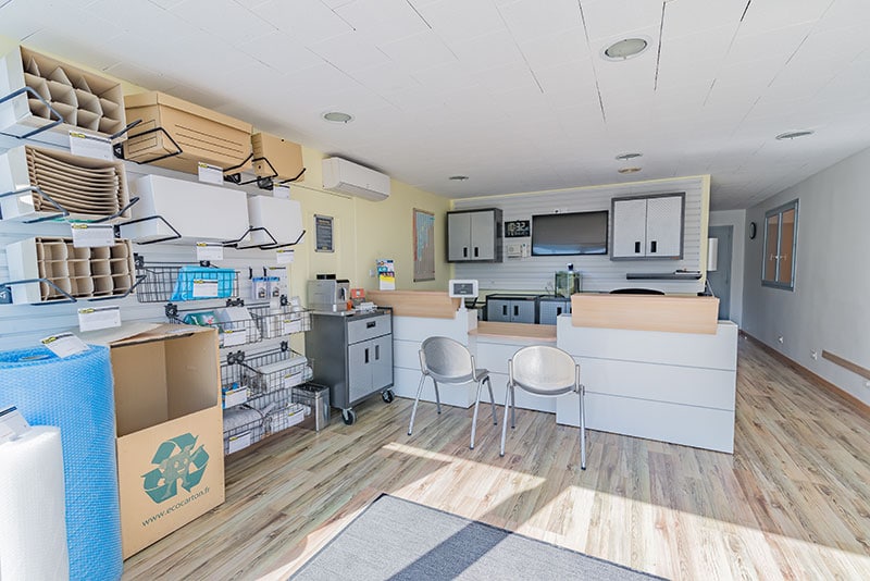 boutique d'accessoires de déménagement sur place